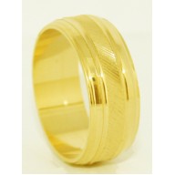 Aliança em Ouro Amarelo 18K Tradicional 